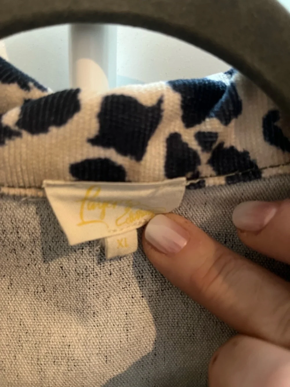 Layerz Clothing Lightweight Camo Jean Jacket with Leopard Trim, XL, NWOT - Picture 3 of 5